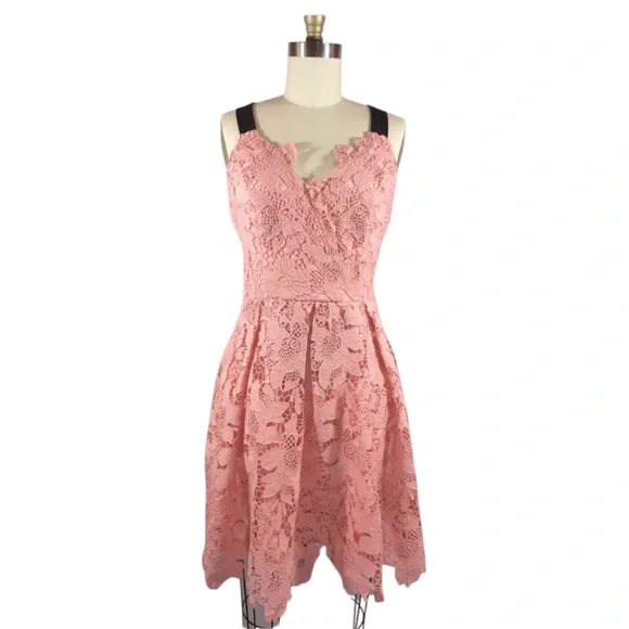 Adelyn Rae Dresses | Womens Adelyn Rae Light Pink Lace Adjustable Strap Dress Size Medium | Color: Pink | Size: M | Iestrada1014's Closet Adelyn Rae Dresses | Womens Adelyn Rae Light Pink Lace Adjustable Strap Dress Size Medium | Color: Pink | Size: M | Iestrada1014's Closet
